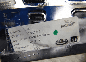 Jaguar xj xjl X351 ramka konsoli radia nawigacji 9