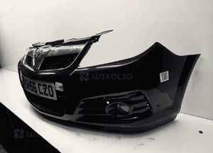 Zderzak przód przedni opel vectra c lift fl Z20R czarny halogeny 3