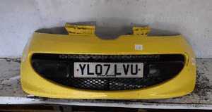 Zderzak przód przedni do peugeot 107 kbd żółty 1