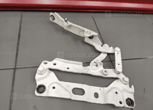 Bmw 7 F01 F02 zawiasy zawias maski lewy prawy biały komplet oryginał bdb 7