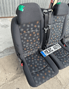 Mercedes vito 639 fotel trójka ławka kanapa koziołek 447 Viano v klasa Metris 2+1 komfort uchylna 6