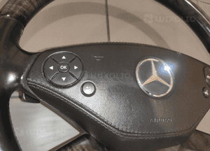 Mercedes s-klasa W221 W216 lift kierownica multi łopatki skóra drewno ideał 7