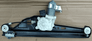 BMW 5 E60 E61 mechanizm podnosnik szyby tyl prawy lewy 3