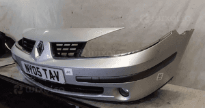Zderzak przód przedni do renault laguna ii 2 lift fl halogeny TED69 srebrny 3