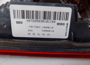 BMW 3 F30 - Lampa Tylna w Klapę - Prawa - 10978 6