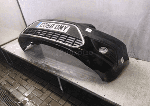 Zderzak przód przedni ford focus MK.2 2 ii lift fl F3 czarny halogeny 2