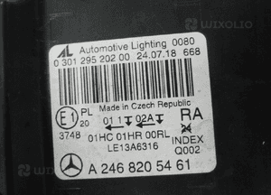 Mercedes A246 246 b klasa lift zwykła lampa przednia prawa 9