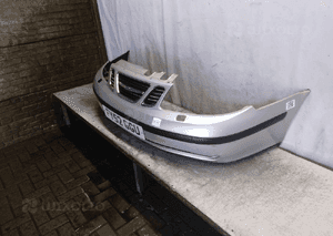Zderzak przód przedni do saab 95 9-5 srebrny xenon spryskiwacze halogeny 3