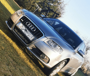 Napis QUATTRO Emblemat Logo AUDI Znaczek Stal Nierdzewna Gril Atrapa 15