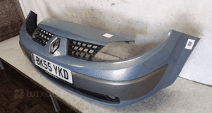 Zderzak przód przedni do renault grand scenic ii 2 TED47 błękitny halogeny 3