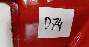 Zderzak przód przedni do corsa d Y547 czerwony 2