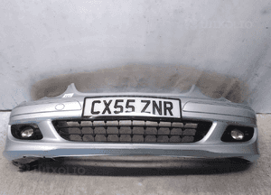 Zderzak przód przedni do mercedes clk W209 lift fl halogeny  spryskiwacze xenony C744 srebrny 1