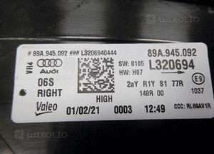 Audi Q4 e-tron lampa prawy tył tylna nowa 15