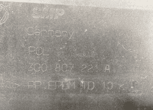 Vw passat B8 6XPDC zderzak przedni 15-19 6
