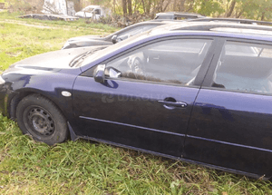 Mazda 6 02-07 Drzwi Lewe przednie przód szyba 25E 6