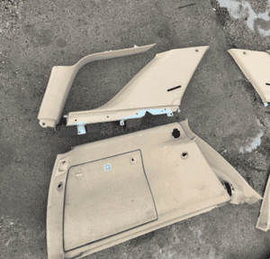 MERCEDES ml  164 boczki bagażnika  podłoga beżowe tył tylne 2