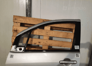 / DRZWI PRZÓD PRZEDNIE LEWE SUZUKI SPLASH OPEL AGILA B Z157 SREBRNE 6