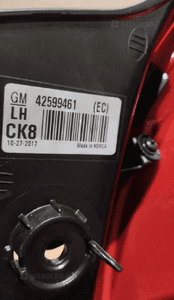 Lampa lewa tył tylna opel mokka 42599461 3