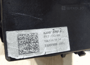 Hyundai tucson iii lift lampa prawa przód drl 92202D7600 rh 11