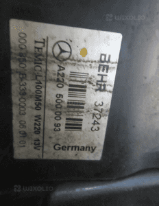 Pas wzmocnienie okular belka chłodnica wody klimatyzacji wentylator mercedes s-klasa W220 3.2 V6 benzyna 1998-2005 19