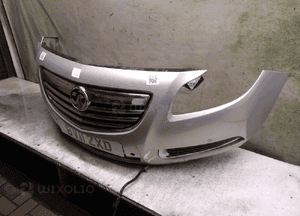 Zderzak przód przedni opel insignia a i Z157 srebrny halogeny 3