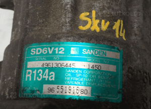 Sprężarka klimatyzacji 9655191680 citroen C3 i lift 4