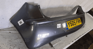 Zderzak tył tylny do mitsubishi colt 5D 5 drzwi grafit 4