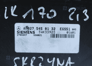 MERCEDES clk c e slk ml gl r e moduł skrzyni EGS  RÓŻNE NUMERY 3