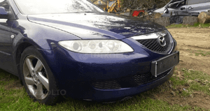 Mazda 6 02-07 Maska lampa zderzak pas atrapa 25E 2