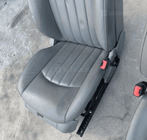 MERCEDES CLS 219 fotel fotele przod SZARA skóra  grzane 4