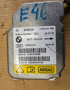 BMW E46  sensor sterownik poduszek powietrznych airbag 0285001458 2
