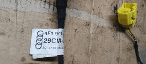 Wiązka instalacja drzwi lewy przód Audi A6 C6 4F1971029CM 6