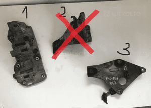 Łapa mocowanie skrzyni silnika Bmw 3 E90 E91 2.0d 04-12r 6775041 1