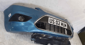 Zderzak przód przedni ford focus MK.2 2 ii lift fl halogeny M8 błękitny 4