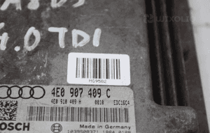 Sterownik silnika moduł ECU komputer 4.0 TDI AUDI A8 II D3 2002-2009 4E0907409C 3