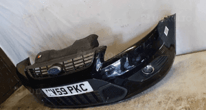 Zderzak przód przedni ford focus MK.2 2 ii lift fl F3 czarny st line rs halogeny 4