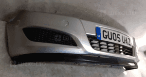 Zderzak przód przedni opel astra h 3 iii lift fl Z157 srebrny 5