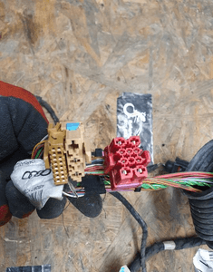 Wiązka Instalacja Kable Wtyczka Drzwi Przod Tyl Audi A6 C5 Europa 13