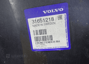 Błotnik prawy volvo XC40 przód przedni 31457584 llu 10