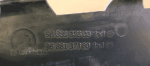 Osłona płyta pod zderzak przód Citroen C5 III 9688137680 9688137380 6