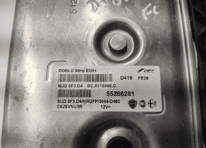 Komputer sterownik silnika fiat doblo ii 1.3 m-jet multijet 552662281 15-19 4