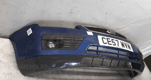 Zderzak przód przedni ford focus MK.2 2 ii 36 niebieski halogeny 4