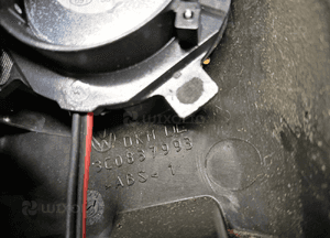 Głośnik drzwi osłona lusterka lewa VW Passat B6 3C0837993 5