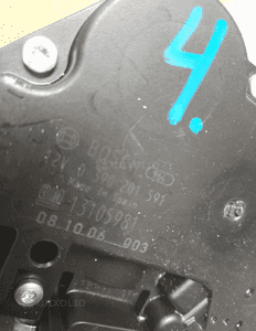 SILNICZEK WYCIERACZEK TYŁ OPEL ASTRA H 0390201591 2