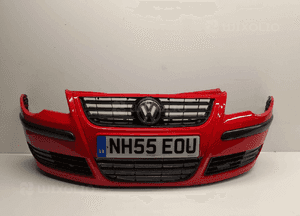 Zderzak przód przedni vw volkswagen polo 9N3 lift fl LP3G czerwony 1