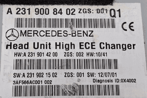 Mercedes-Benz W231 Radio Nawigacja Multimedia HIGH ECE A2319008402 4