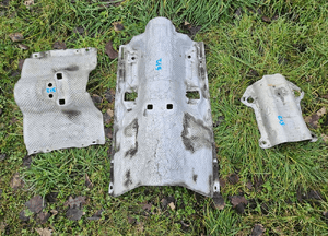 Oslona Oslony Termiczne Wydechu Dwa Wydechy Quattro Komplet Audi A4 B6 B7 34