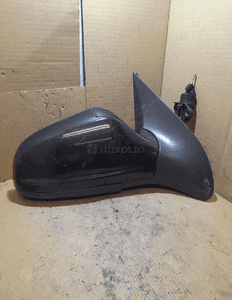Lusterko prawe manualne opel astra h lift duże Z20R czarny uszkodzone szkło 1