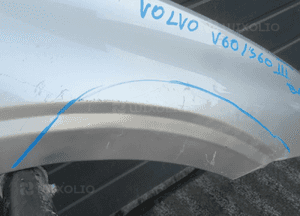 Błotnik przedni przód prawy volvo V60 ii S60 iii 3 2018- 13