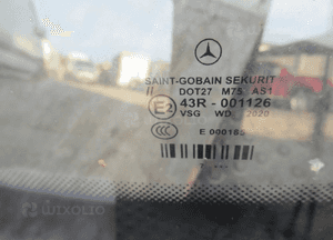 Szyba czołowa sensor mercedes e-klasa W211 2002-2009 odprysk 4